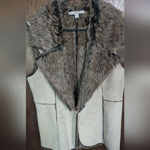Fever Cream and Brown Teddy Jacket
